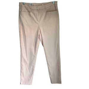 MADELEINE Mode Jacquard Slim Trouser Pants Women's Size 8